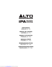 Alto IPA Music System User Manual