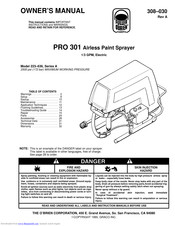O'Brien PRO 301 Owner's Manual