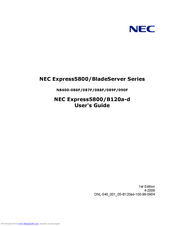 NEC Express5800/B120a-d User Manual