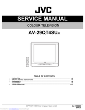 JVC InteriArt AV-29QT4SU Service Manual