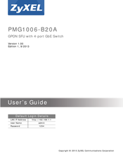 ZyXEL Communications PMG1006-B20A User Manual
