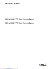 AXIS M5013-V User Manual