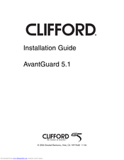 Clifford AvantGuard 5.1 Installation Manual