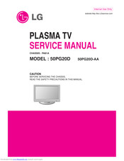 LG 50PG20D Service Manual