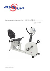 Ergosana Sana comfort 250 REHA User Giude
