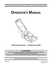 MTD VB20 series Operator's Manual