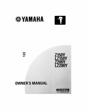 Yamaha Z150Y Owner's Manual