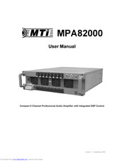 MTI MPA82000 User Manual