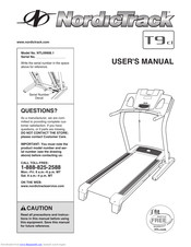 Nordictrack t9si manual sale