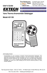 Extech Instruments NON-DISPLAY PORTABLE User Manual