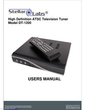Stellar Labs DT-1200 User Manual