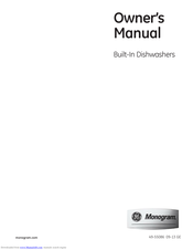 GE Monogram ZDT800 Owner's Manual