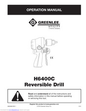 Greenlee Fairmont H6400C Operation Manual