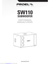 Proel SW110 User Manual
