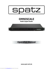 Spatz OMNISCALE Operation Manual