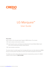 LG Marquee User Manual