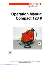 Oertzen Compact 120 K Operation Manual
