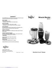 Koolatron Total Chef MBLS-01 Directions For Use Manual