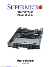 Supermicro SBI-7127R-S6 User Manual