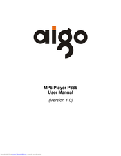 Aigo P886 User Manual
