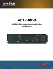 OpenGear ADA-8402-B User Manual