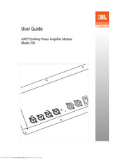JBL AXYS 700 User Manual
