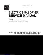Kenmore 796.9027.900 Service Manual