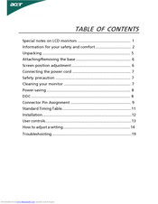 Acer X163H Manual