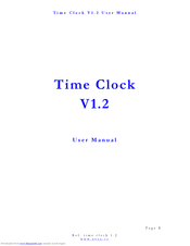 Avea Time Clock V1.2 User Manual