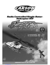 Carson Mini Tyrann Pro 260 Instruction Manual