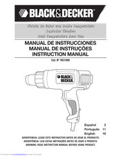 Black & Decker HG1500 Instruction Manual
