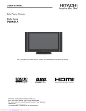 Hitachi P60X01A User Manual