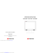 TRIVIEW TLM-1706T Operating Instructions Manual