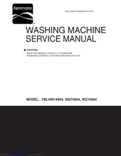 Kenmore 796.40279 Service Manual