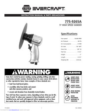 Napa 775-9265A Instruction Manual