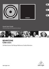 Behringer Behritone C50A Quick Start Manual