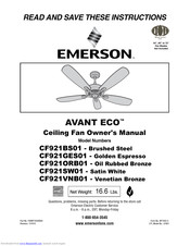 Emerson CF921VNB01 Owner's Manual