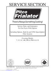 Pitco 14R Service & Parts Manual