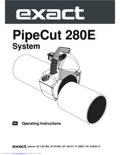 Exact PipeCut 280E System Operating Instructions Manual