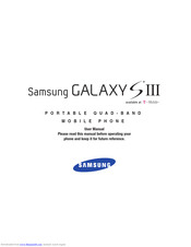 Samsung GALAXY SIII User Manual