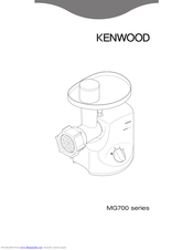 Kenwood MG700 series User Manual