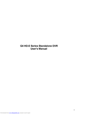 Dykos Systems G4 HD-E series User Manual
