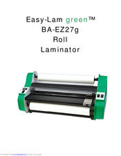 Easy-Lam green BA-EZ27g User Manual
