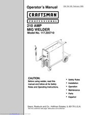 Craftsman 117.205710 Operator's Manual