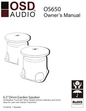 Osd Audio AOS650 Owner's Manual