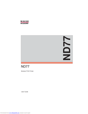 Wincor Nixdorf ND77 User Manual