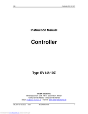 BEIER-Electronic SV1-2-10Z Instruction Manual
