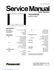 Panasonic TX-51PS72Z Service Manual
