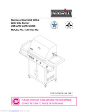 Nexgrill 720-0133-NG Use And Care Manual