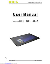 iGREEN GENESIS Tab-1 User Manual